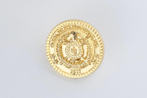 Omega Psi Phi Gold Shield Lapel Pin