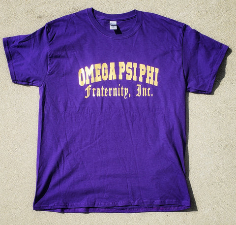 Omega Psi Phi Fraternity Incorporated Lettered Tee